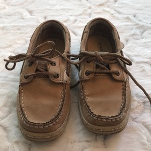 Sperry Bluefish tan topsiders shoes